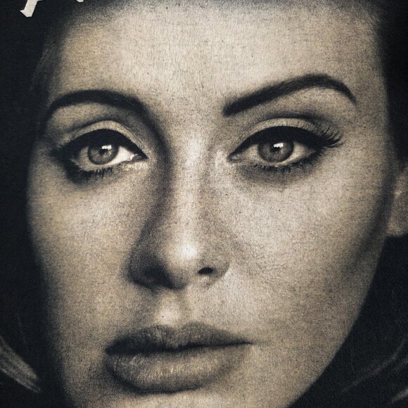 Adele 25 Album Cover Black Graphic Concert Tour T-Shirt Pop Music Fan, festival - Picture 4 of 10